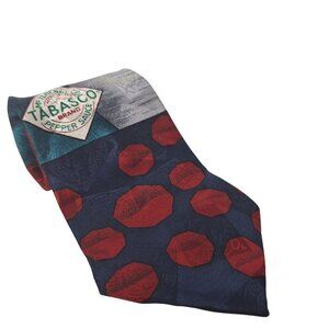Tabasco Hot Pepper Sauce Multicolor Silk Novelty Necktie